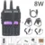 Baofeng UV 82 Walkie Talkie 2PCS 10 KM 8W UV-82 Walkie-Talkies Двухсторонняя Ветчинная радиостанция VHF UHF Dual PTT Мощный UV 5R UV 9R