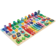 

Children Busy Board Count Shape Colors Match Fishing Puzzle Learning Toys Gifts Kids Montessori Educational Wooden Math Toys