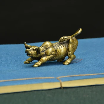 

Bronze Ornament Personality Vintage Bronze Bull Bronze Cattle Solid Brass Zodiac Animal Statue Bronze Ware