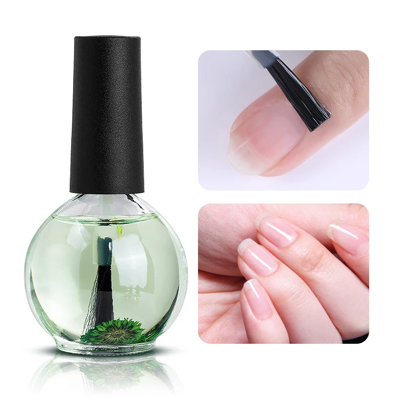 

1 Bottle 15ml Dried Flowers Softener Remover Nail Nutritional Cuticle Oil Flower Flavor DIY Nail Art Care Nail Nutrition Oil