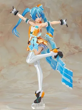 

23cm Orange Blossom Hatsune Miku Anime Action Figure Toy Sexy Girl Pvc Anime Toys Figurines Colection Toys for Children Gifts