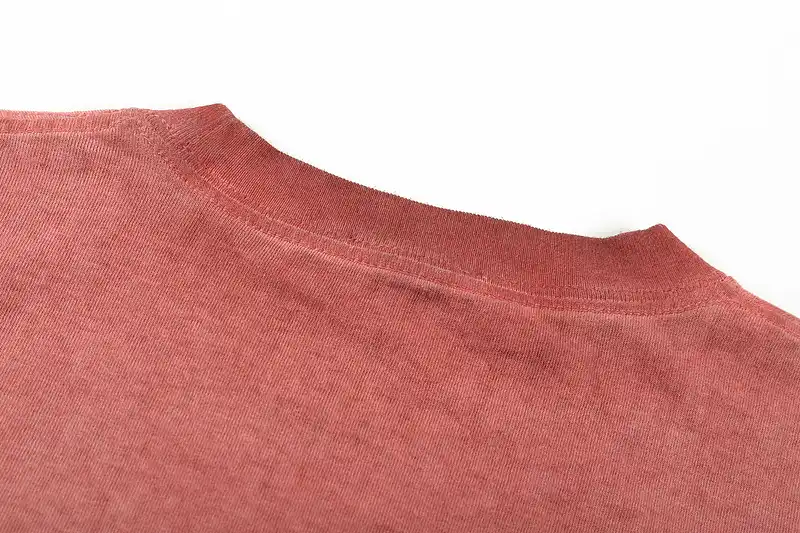 washed red t shirt