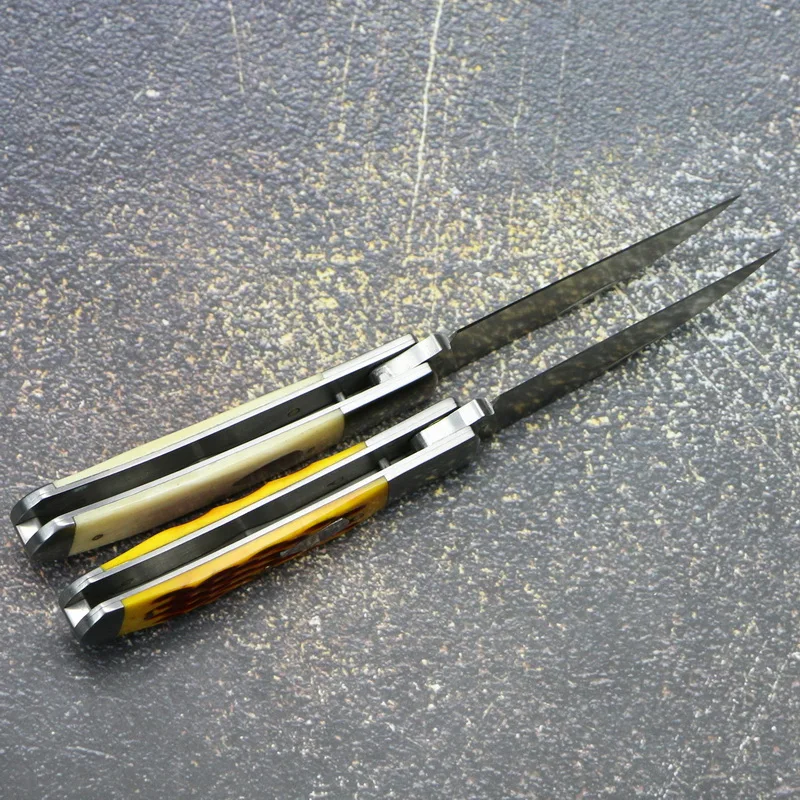 Складные ножи TIGEND AGR knife12C27 с бычьей костью+ стальной ручкой тактические походные охотничьи карманные ножи для фруктов EDC инструменты