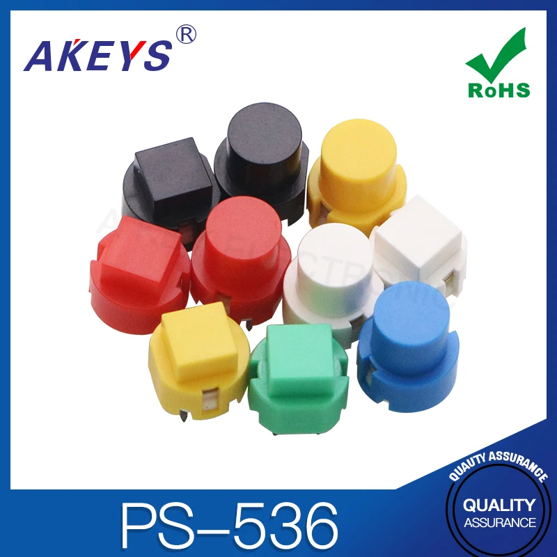 PS-536-2 Reset coffee machine accessories key switch 4-pin sound crisp copper feet imported in various colors