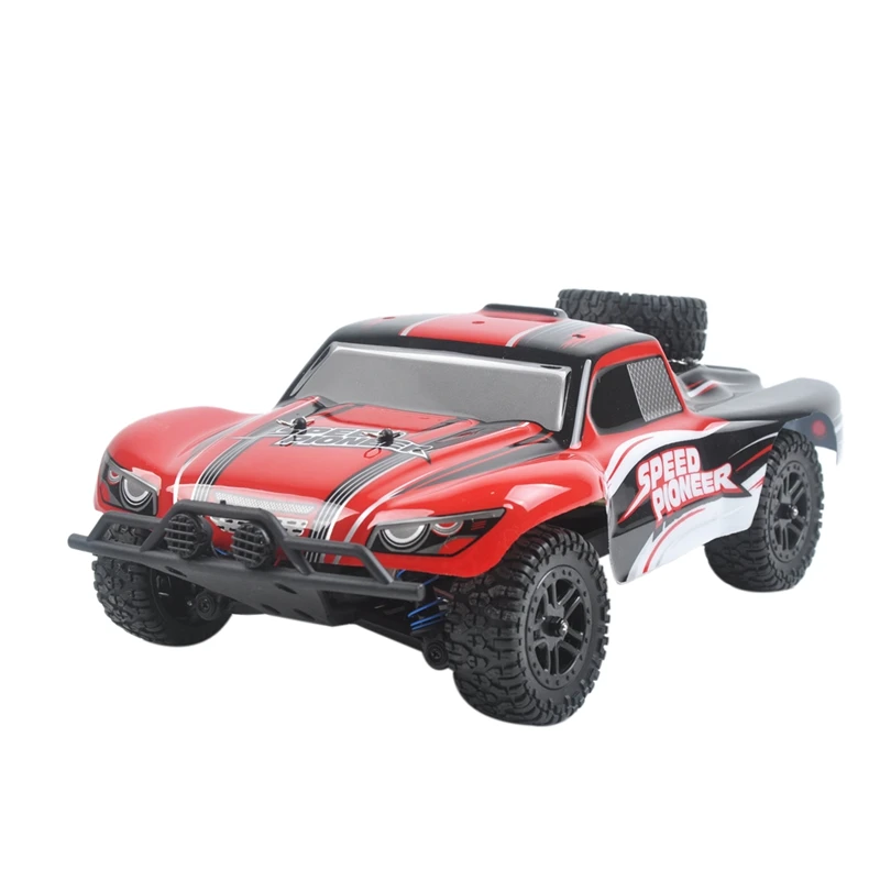 9301X Радиоуправляемая машина 1/18 4WD 2,4G 50 км/ч высокоскоростная Радиоуправляемая машина с дистанционным управлением игрушечная безщеточная пустынная гусеничная машина автомобиль красный