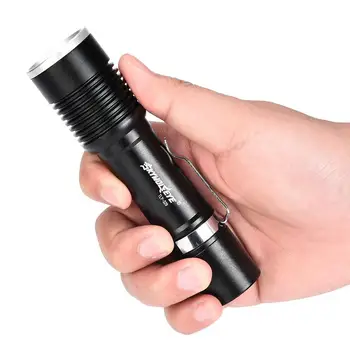 

Outdoor 500LM Acrylic Lens LED Flashlight Torch 1W Night Flashlight Fishing 3*AAA Battery