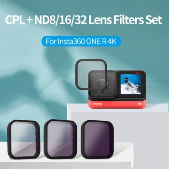 

CPL ND 8 16 32 Filters Set for Insta360 ONR R Lens Protector Cover ND Polarizing Filter for Insta360 ONR R 4K Camera Accessories