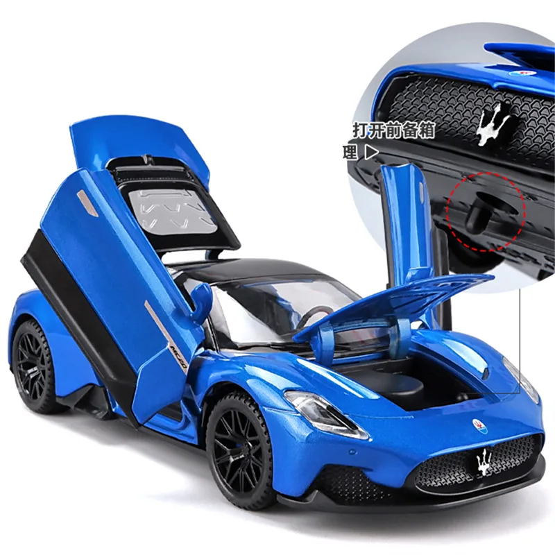1:32 Maserati MC20 Cabrio Alloy Sports Car Model Diecasts Metal Toy Vehicles Car Model Sound and Light Simulation Kids Toys Gift 4