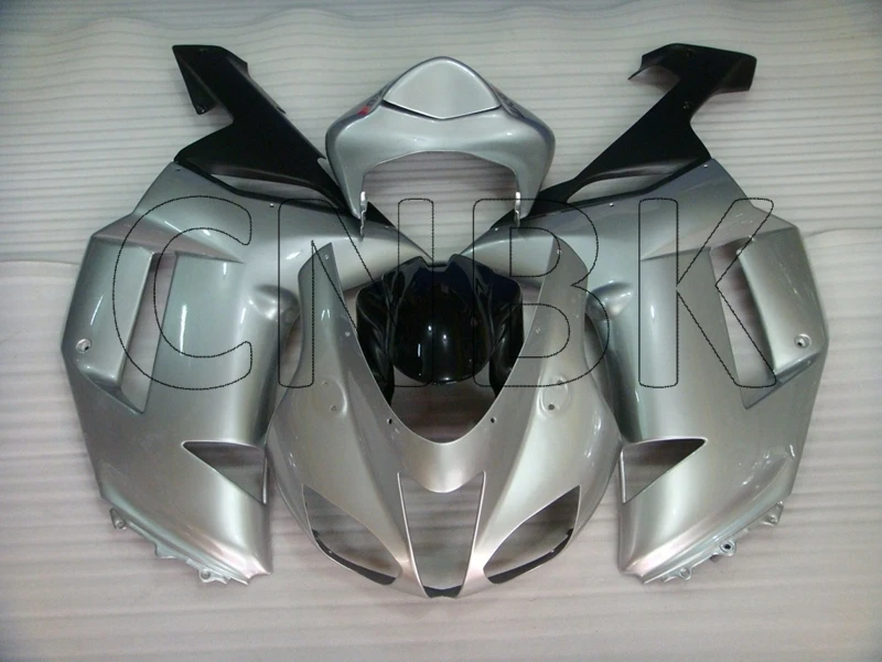 Для Kawasaki Zx6r 08 Abs обтекатель для Kawasaki Zx6r 2008 материя черный серебристый Обтекатели Zx6r 2007-2008 Кузов - Цвет: COMPRESSION mold