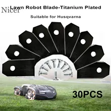 Remplacement de tondeuse à gazon pour Husqvarna, 30 pièces, lames de tondeuse à gazon, outils de jardinage robotisés