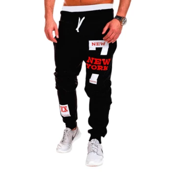 

Men's Fitness Pants Hip Hop Printed Men's Athleisure Pants