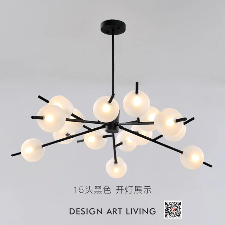 

Nordic Creative Concise Individuality Art Iron Pendant Light Cafe Restaurant Decoration Hanging Lamp Free Shipping