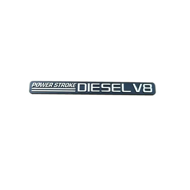 Мощный ход дизель V8 пластиковые наклейки для автомобилей эмблема значок