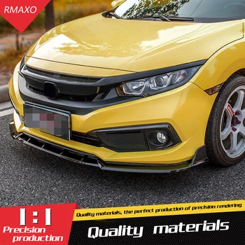 

For Honda Civic Body kit spoiler 2019-2020 Honda Civic SCK ABS Rear lip rear spoiler front Bumper Diffuser Bumpers Protector