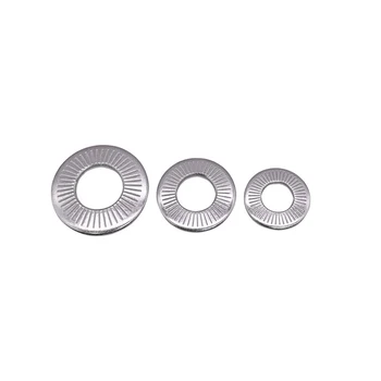 

20pcs M6 M8 single tooth wide washers anti-loose lock washer knurled butterfly gaskets stainless steel gasket