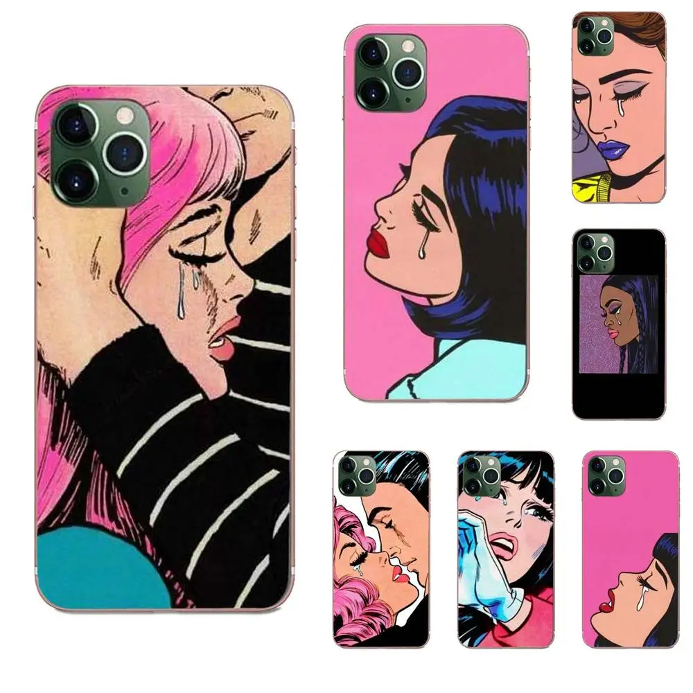 Популярный чехол Винтаж плачущая девушка поп арт для Galaxy Note 10 A10E A10S A20S A30S A40S A50S A6S