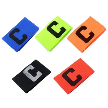 

Captain Armband 2018 Soccer Fluorescent Adjustable Free Flexible Arm NEW Bands
