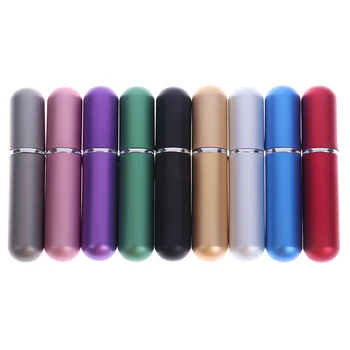 

5ml Portable Travel Mini Container Aluminum Refillable Perfume Spray Bottle Empty Cosmetic Storage Bottle Water Container Tool