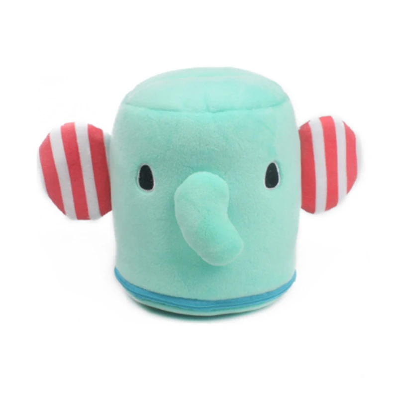 Paper Towel Storage Box Tissue Boxes Cover Green Plush Cloth Cute For Children Table Decor | Дом и сад