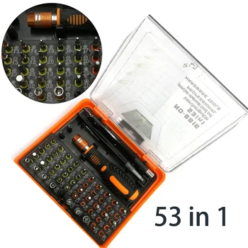 

Extension Bar Tweezer 1 Set 53in1 Multi-purpose Precision Screwdriver Repair Kit
