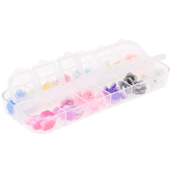 

60X Flowers Stars 3D Nail Art Decorations