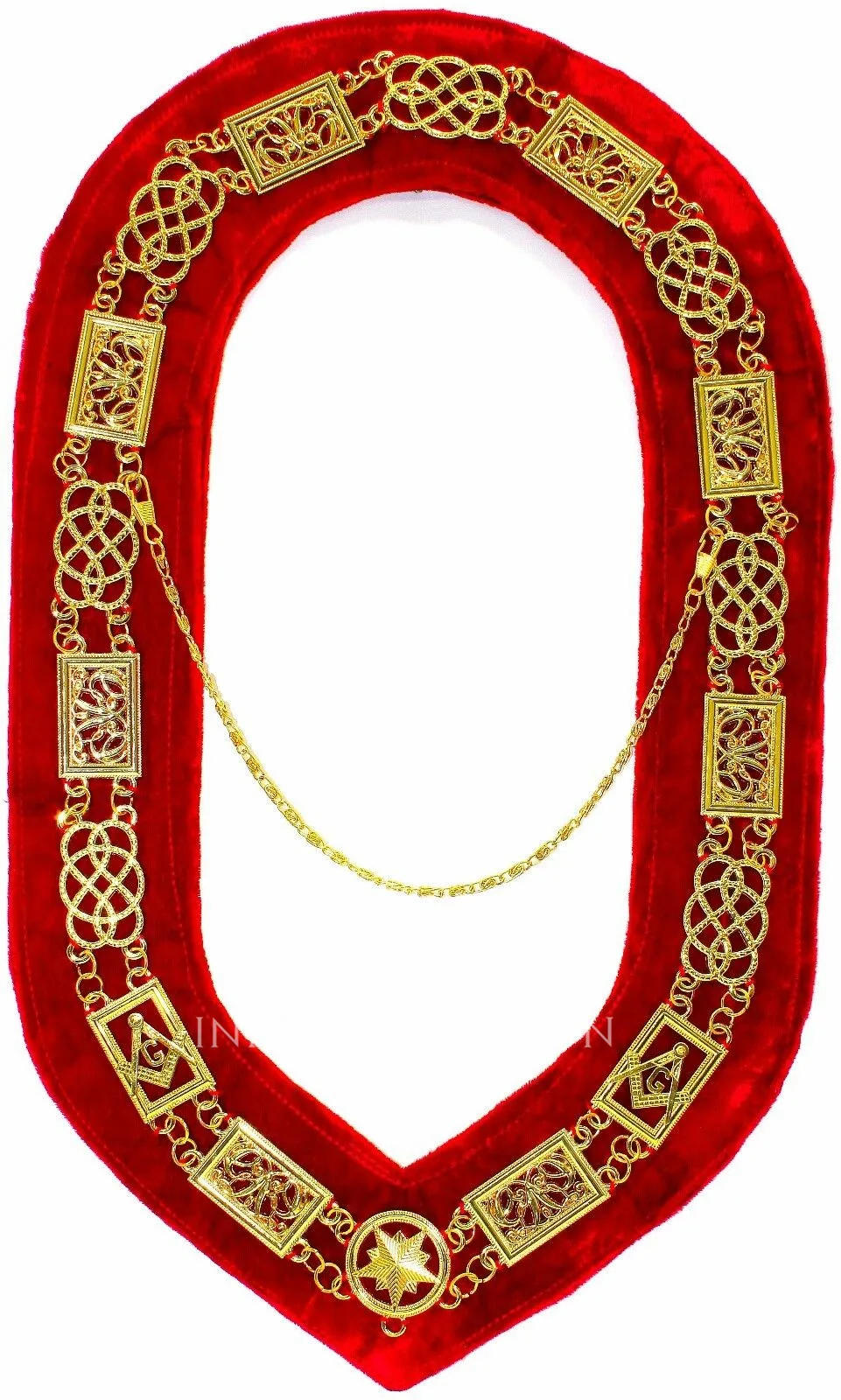 Ошейник Masonic master цепь со знаком масонов ошейник Regalia рыцари Templar Металлический