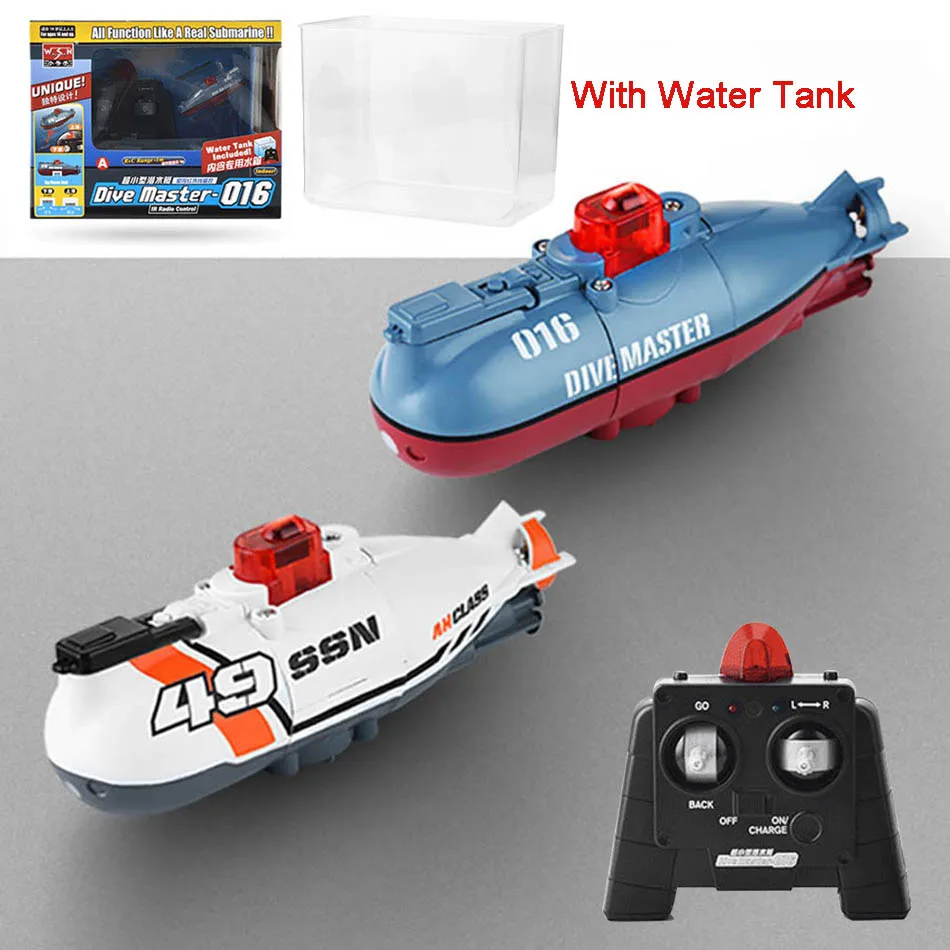 Mini RC Submarine Remote Control 6 Channels Electric Diving Ship Boat