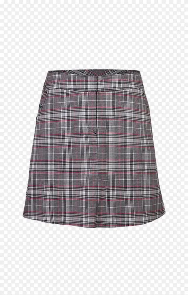 格子裙t恤格子深蓝色格子图案
