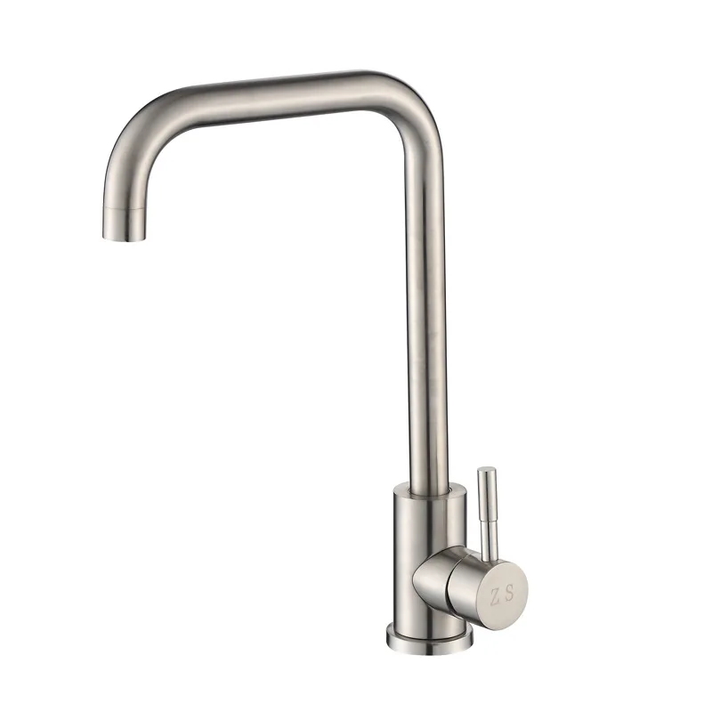 

Sub-Shun Bathroom Kitchen Faucet Sink Universal Cold Stainless Steel Tap Sale