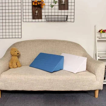 

New Cotton Sponge Cushion Triangle Bedding Wedge Pillow Multifunctional Neck Back Body Support Cushion Pad Office Home Bedroom