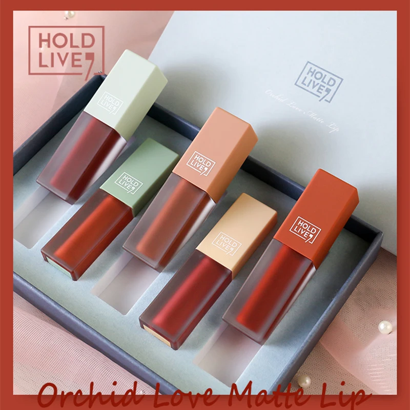 

5pcs/lot Velvet matte lip matte Lipstick Waterproof Nutritious Velvet lip stick Red Tint Nude batom makeup set
