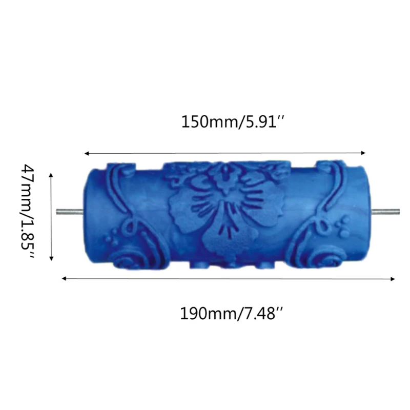 Promotion! 5 Inch Two-Color Wall Decoration Paint Coating Machine Roller Brush Tool 3D Pattern Wallpaper Decoration Painting Too