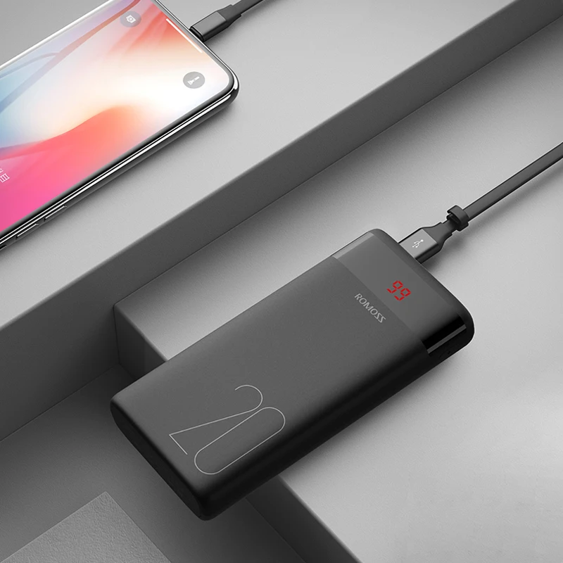 Внешний аккумулятор Romoss Mini Ares 20 20000 мАч [Официальная гарантия 1 год быстрая