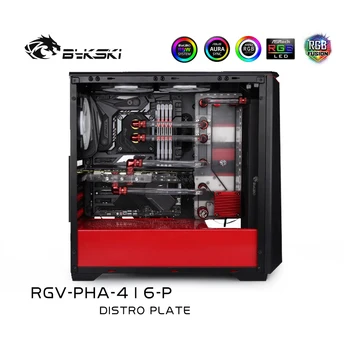 شراءBykski RGV-PHA-416-P DISTRO PTATE ل Phanteks PH-EC416PTG هيكل السيارة ، مجلس الممر المائي ، عدة تبريد المياه 12 فولت/5 فولت