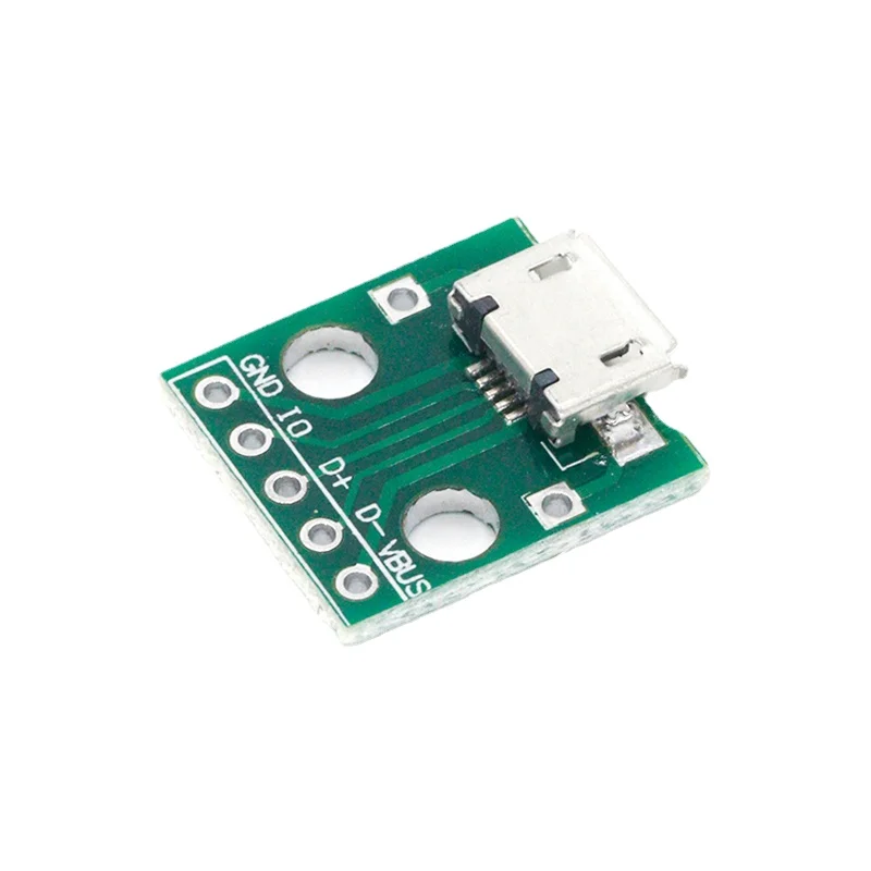 10 шт. адаптер Micro USB Для DIP-адаптера 5-контактный разъем Мама плата модуля