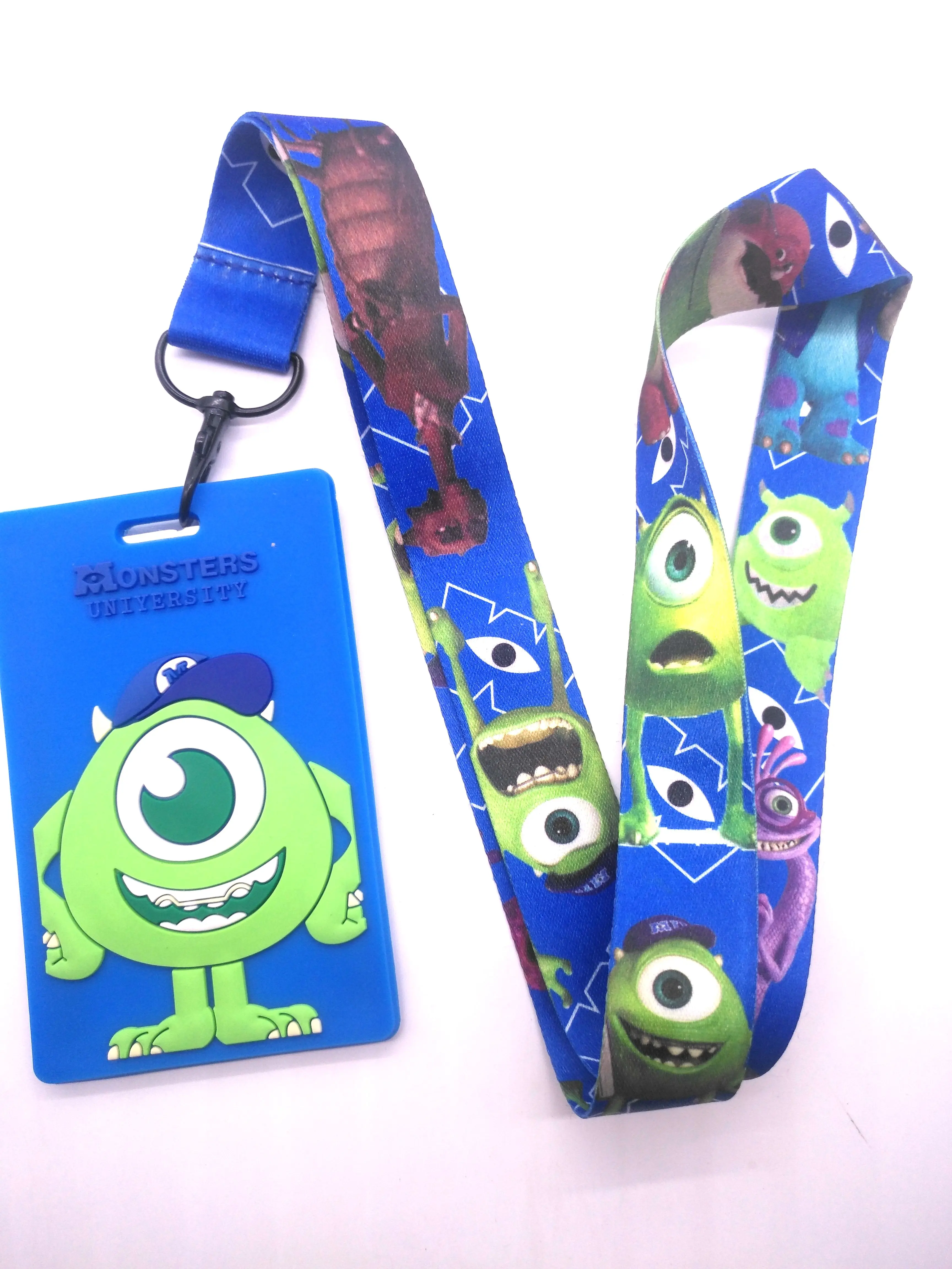  1 Pcs Cartoon eye Card Captor Sakura Lanyard Key Chains Card Holders Bank Card Neck Strap Card Bus 