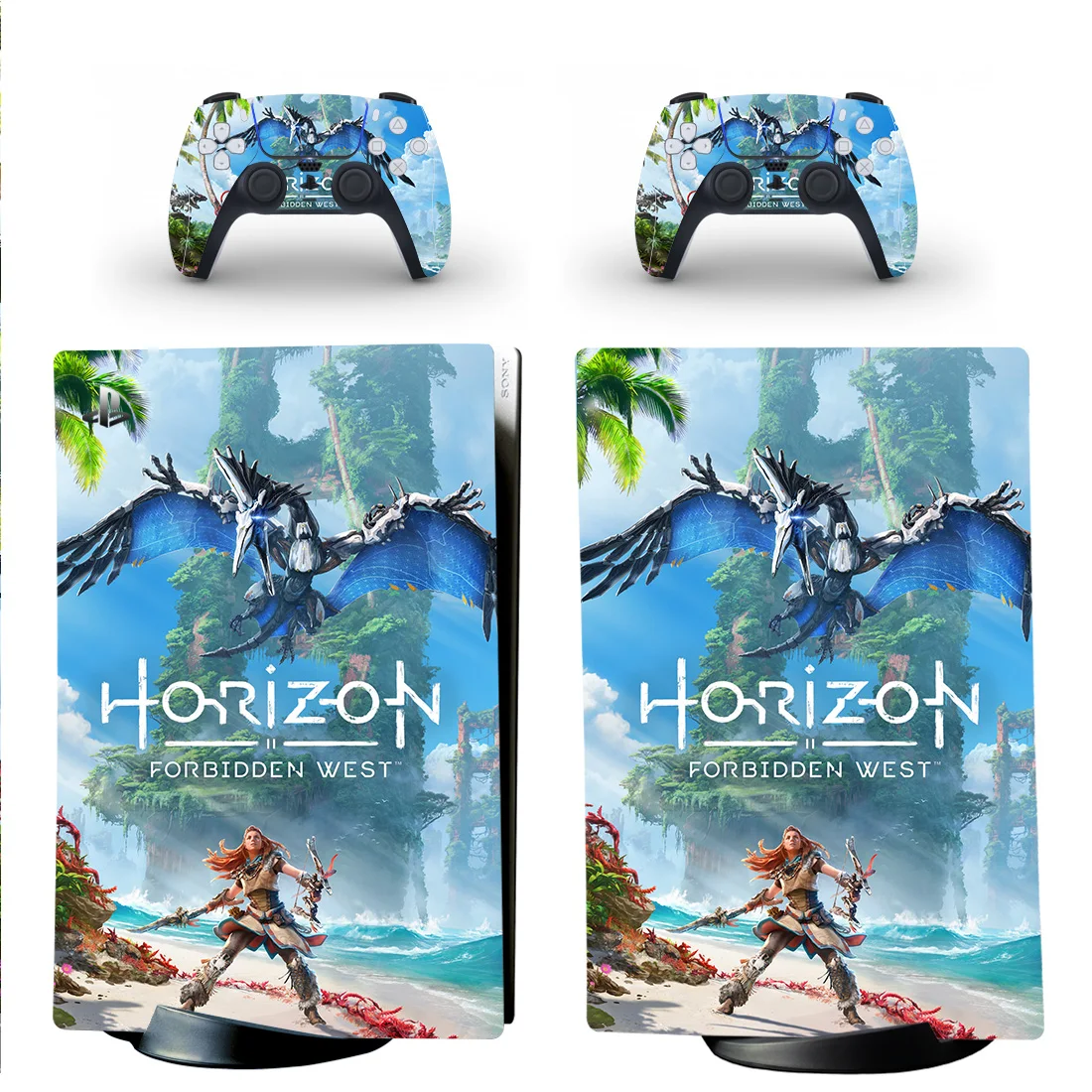 Horizon Forbidden West Ps5 Cover Adesiva Per Skin Digitale Per Playstation 5 Console E Controller Adesivo Skin Per Ps5 Vinile