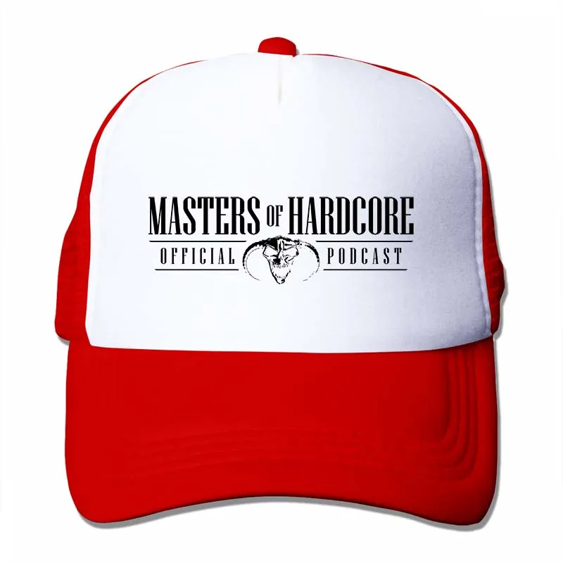 MASTERS OF HARDCORE бейсбольная кепка для мужчин и женщин, Кепка-Дальнобойщик, модная Регулируемая Кепка - Цвет: 4-Red