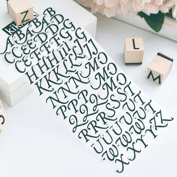 

Alphabet Black English with Diamond Letter Stickers for Card Photo Album Scrapbook Decor Creative Diy Custom Crafting Techo Make