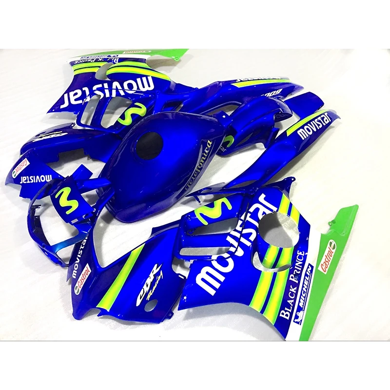 

Комплекты обтекателей для мотоцикла, окрашенные на заказ, для Honda CBR600 F3 1997 1998, синий, зеленый, черный, комплект обтекателей cbr600 f3 97 98 VB35
