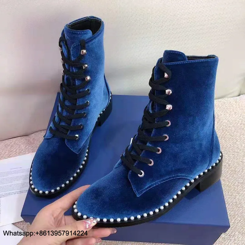 

Women Winter Shoes 2019 Ladies Boots Lace-Up Female Shoes Casual Zapatos De Muje Round Toe Ankle Boot For Women