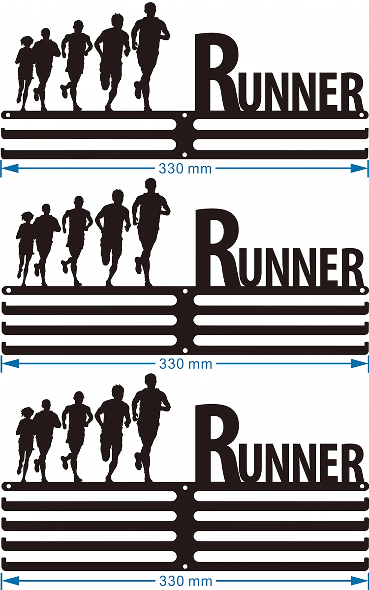 RUNNER вешалка для спортивных медалей