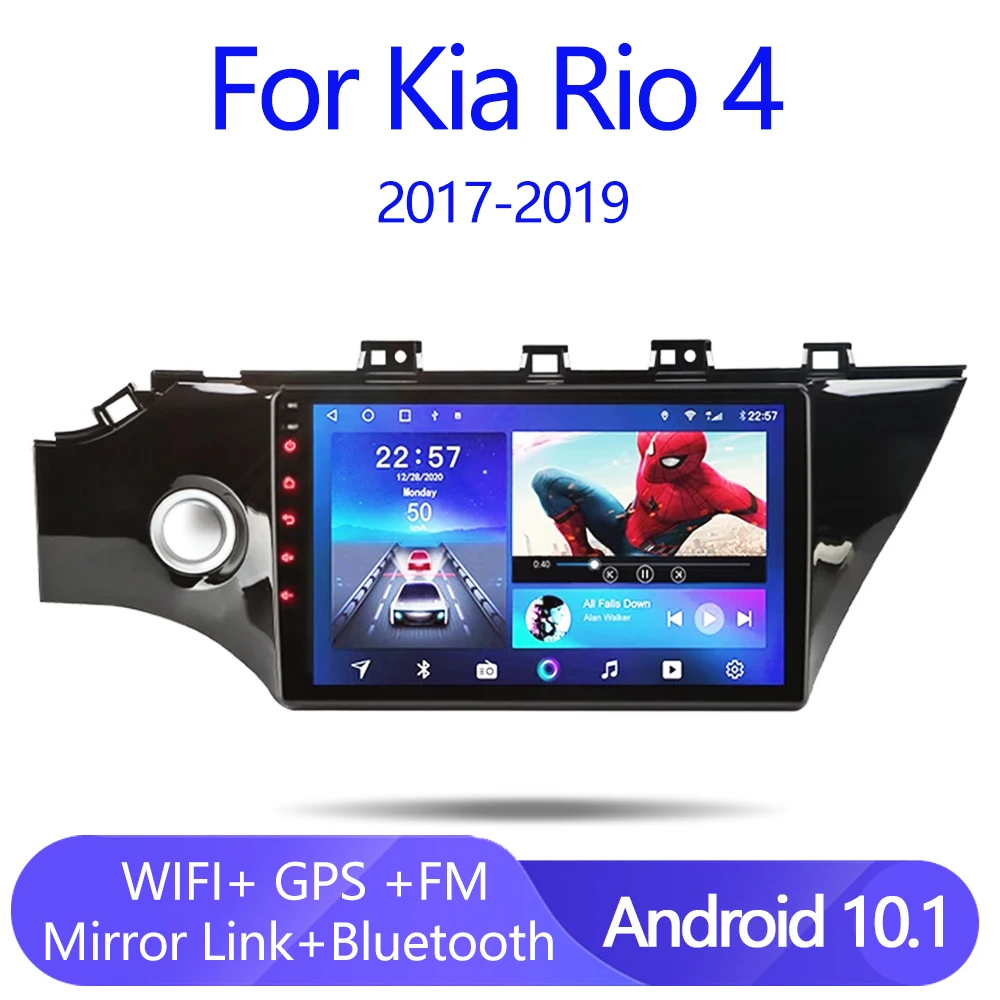 Srnubi Android 10 автомобильное радио для KIA RIO 4 RIO4 2017 2018 2019 мультимедийный видеоплеер 2 Din