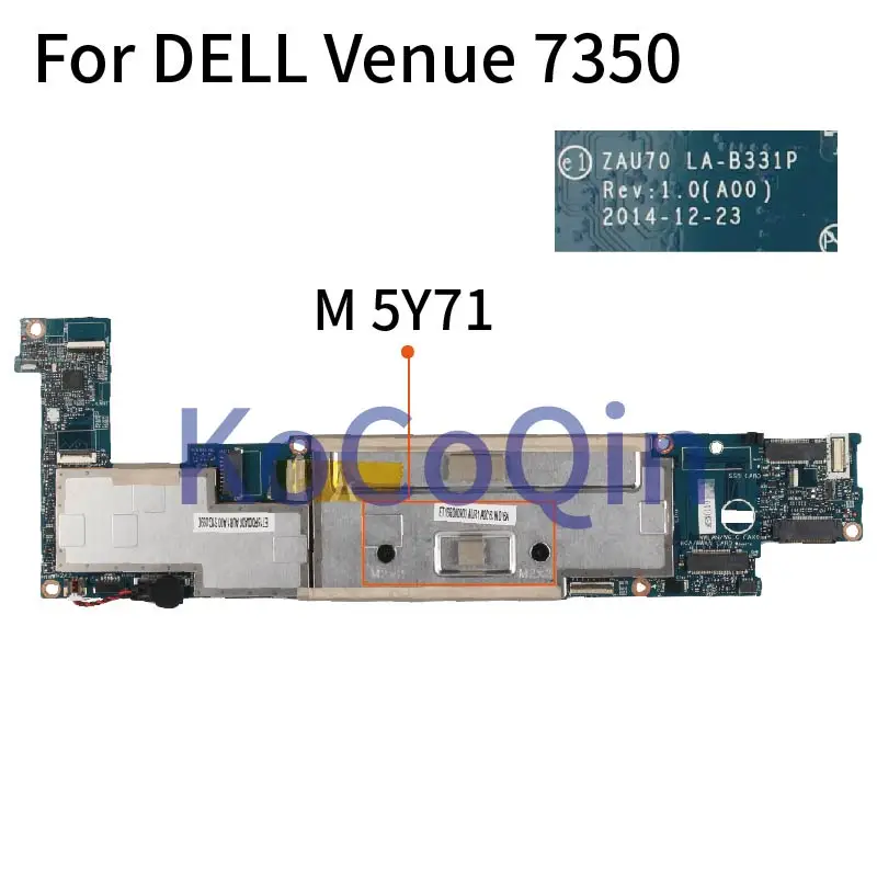 

For DELL Venue 7350 Core M 5Y71 SR23Q Notebook Mainboard CN-0TRWNX 0TRWNX ZAU70 LA-B331P SR23Q Laptop Motherboard DDR3