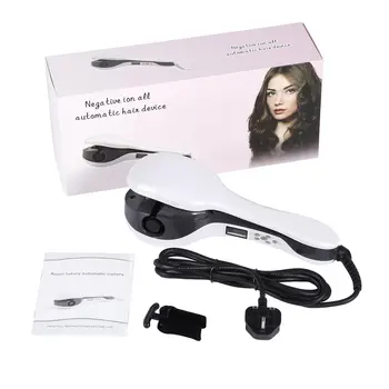 

White Professional Negative Ion Hair Curler All Automatic Hair Rollers Anion Luxury Hair Curlers Rollers Styling Tools