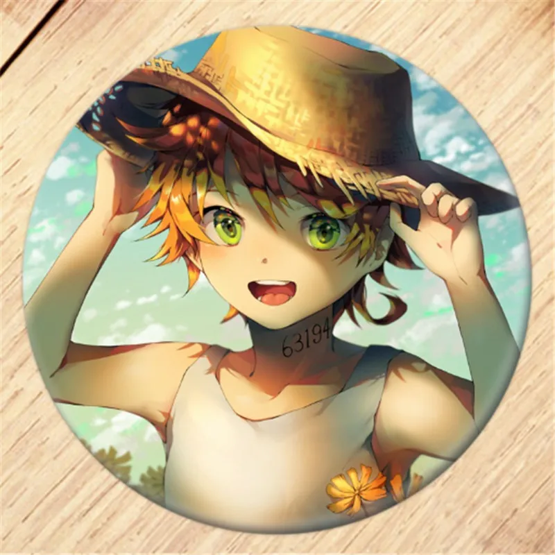 Anime The Promised Neverland Brooch Pin Cosplay Badge  For Clothes Backpack Decoration Children's gift B008 anime cosplay female