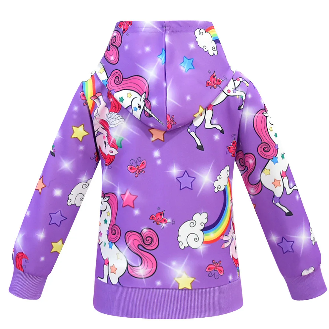Colorful Unicorn Hooded Jackets
