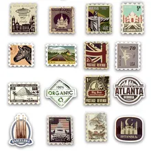 Laptop-Sticker Countries-Stamps Luggage-Decal for Ps4 Refrigerator Vinyl iPad Cool DIY