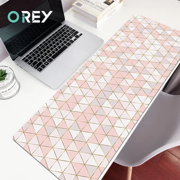 

Large Marble Mouse Pad Gaming Mousepad Anti-slip Natural Rubber with Locking Edge Gaming Mouse Desk Mat for CS Go Dota PC Gamer