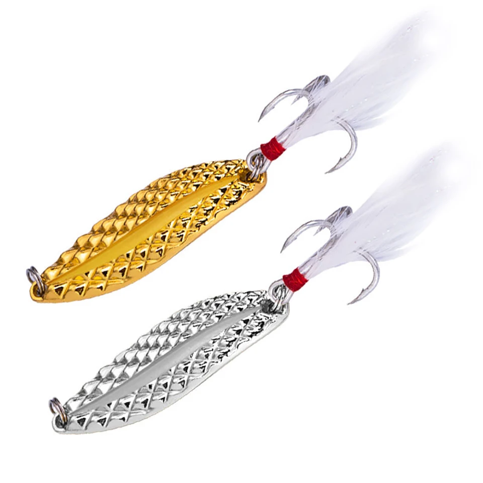 1pcs Spoon Fishing Bait Lure Hook Gold Metal Bait Tackle Outdoor Useful 5g-20g 1pcs Spoon Fishing Bait Lure Hook Gold Metal Bait Tackle Outdoor Useful 5g-20g